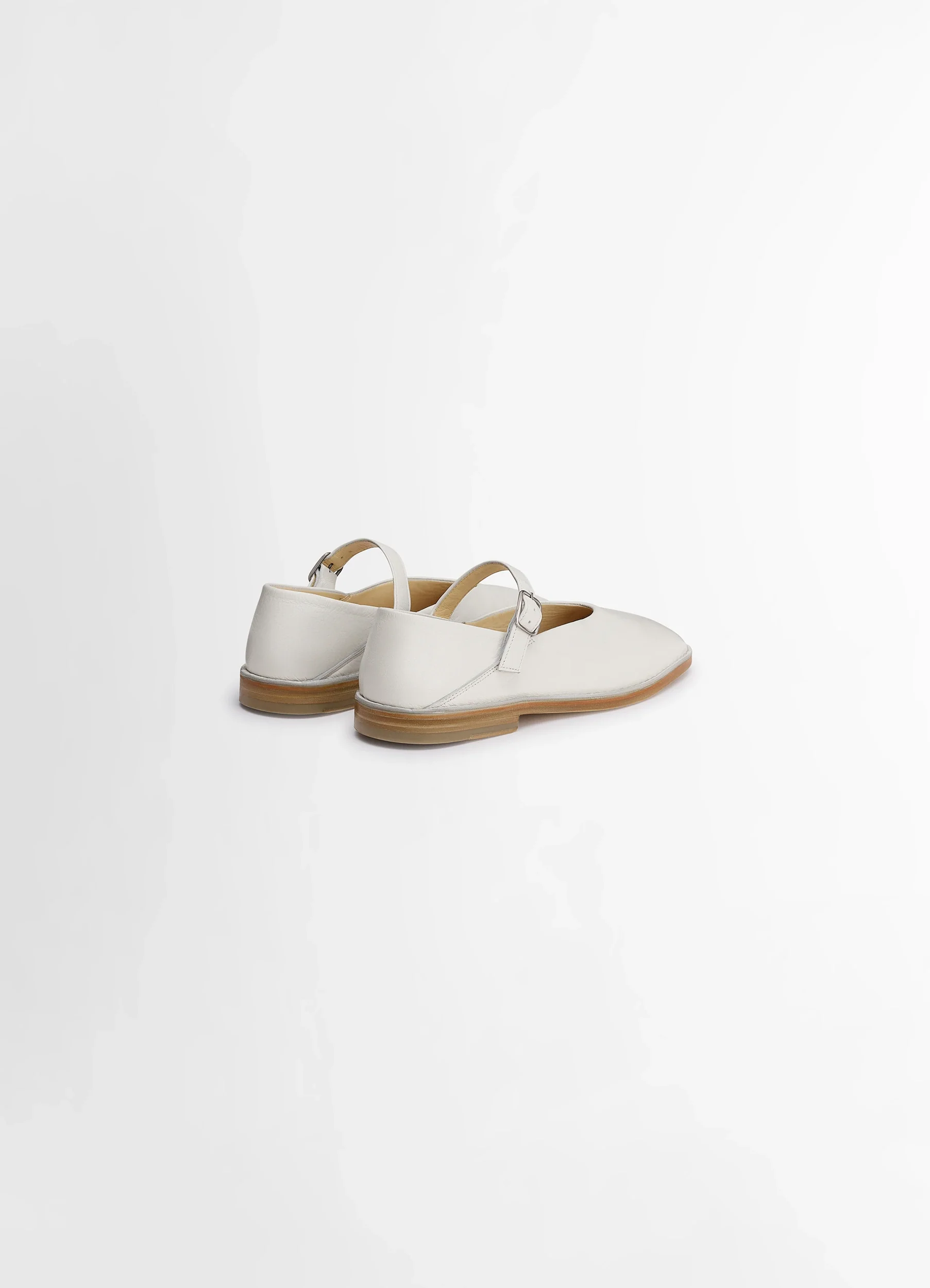 BALLERINA SHOES IN LEATHER - Image 4