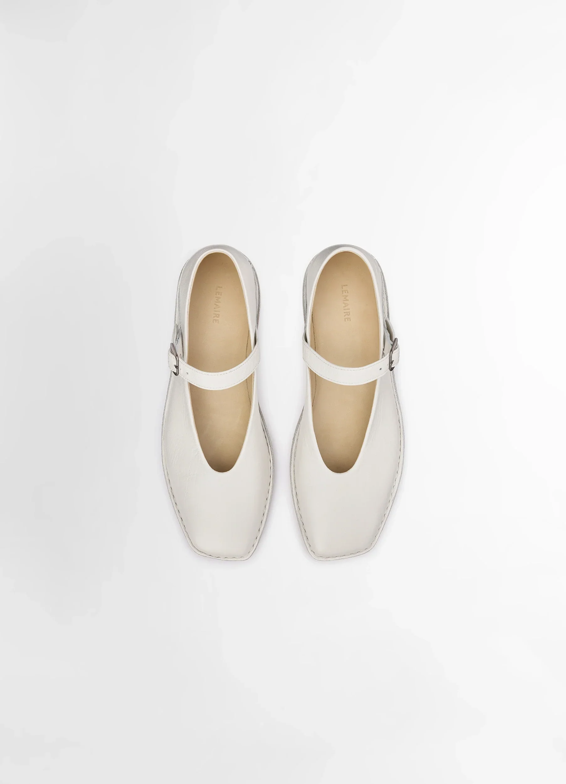 BALLERINA SHOES IN LEATHER - Image 5