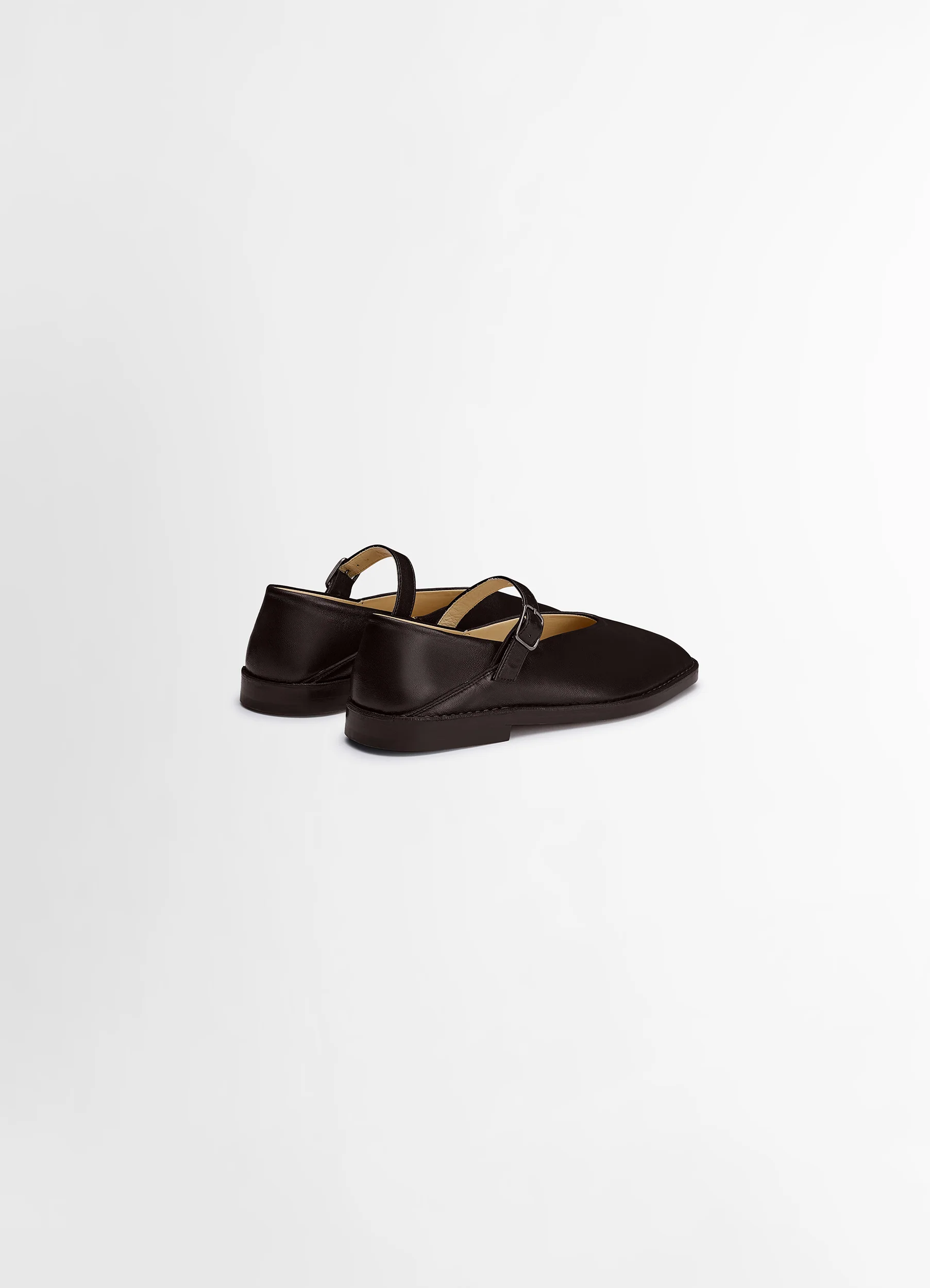 BALLERINA SHOES IN LEATHER - Image 4