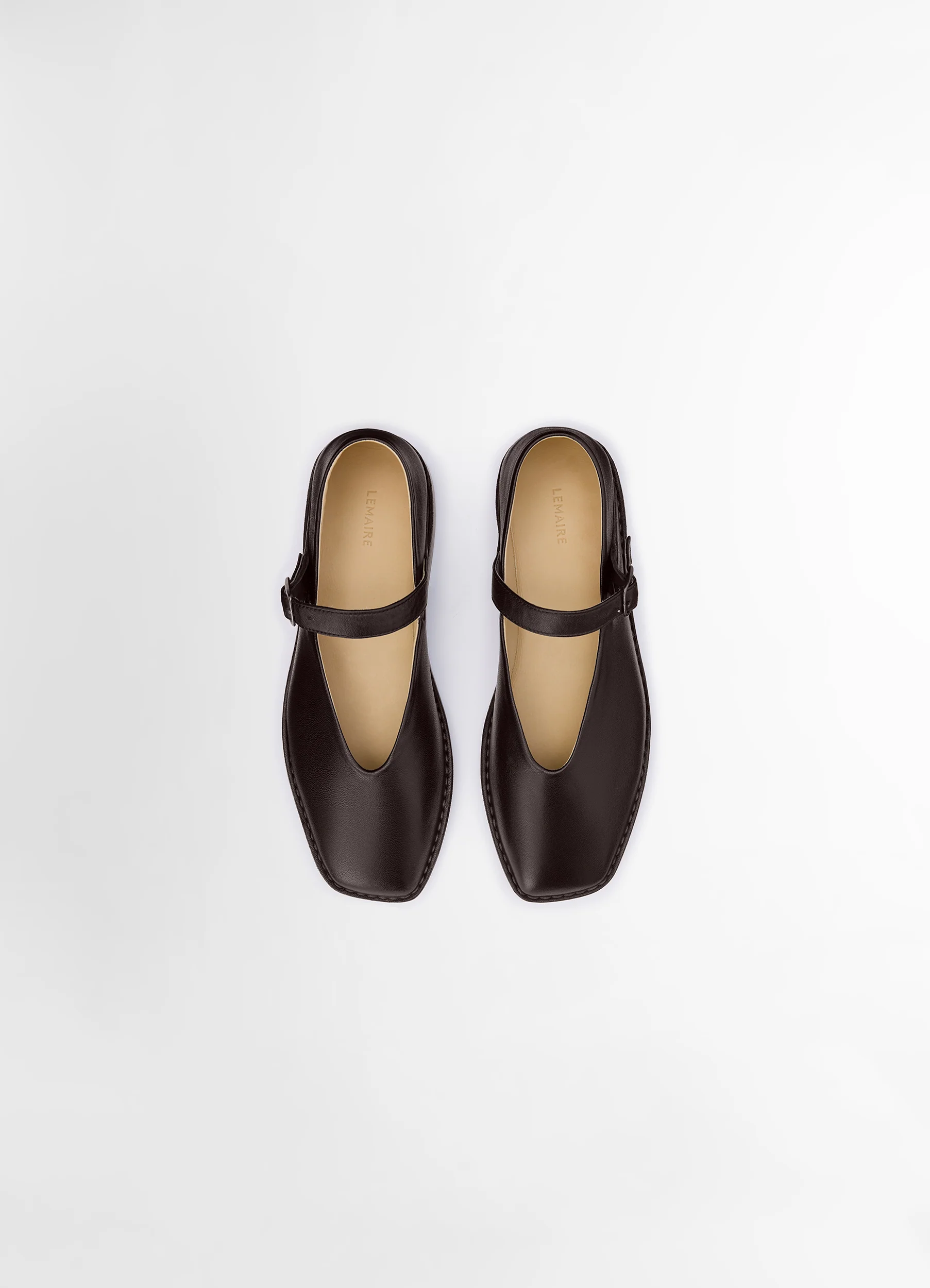 BALLERINA SHOES IN LEATHER - Image 5