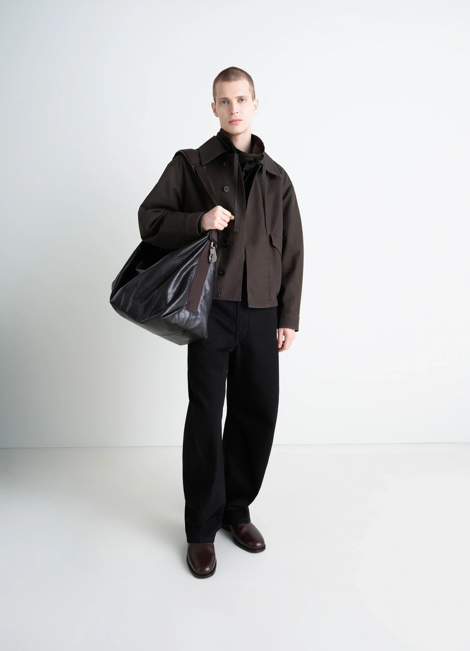 BERLINGOT 72H WEEKEND BAG IN LEATHER - Image 3
