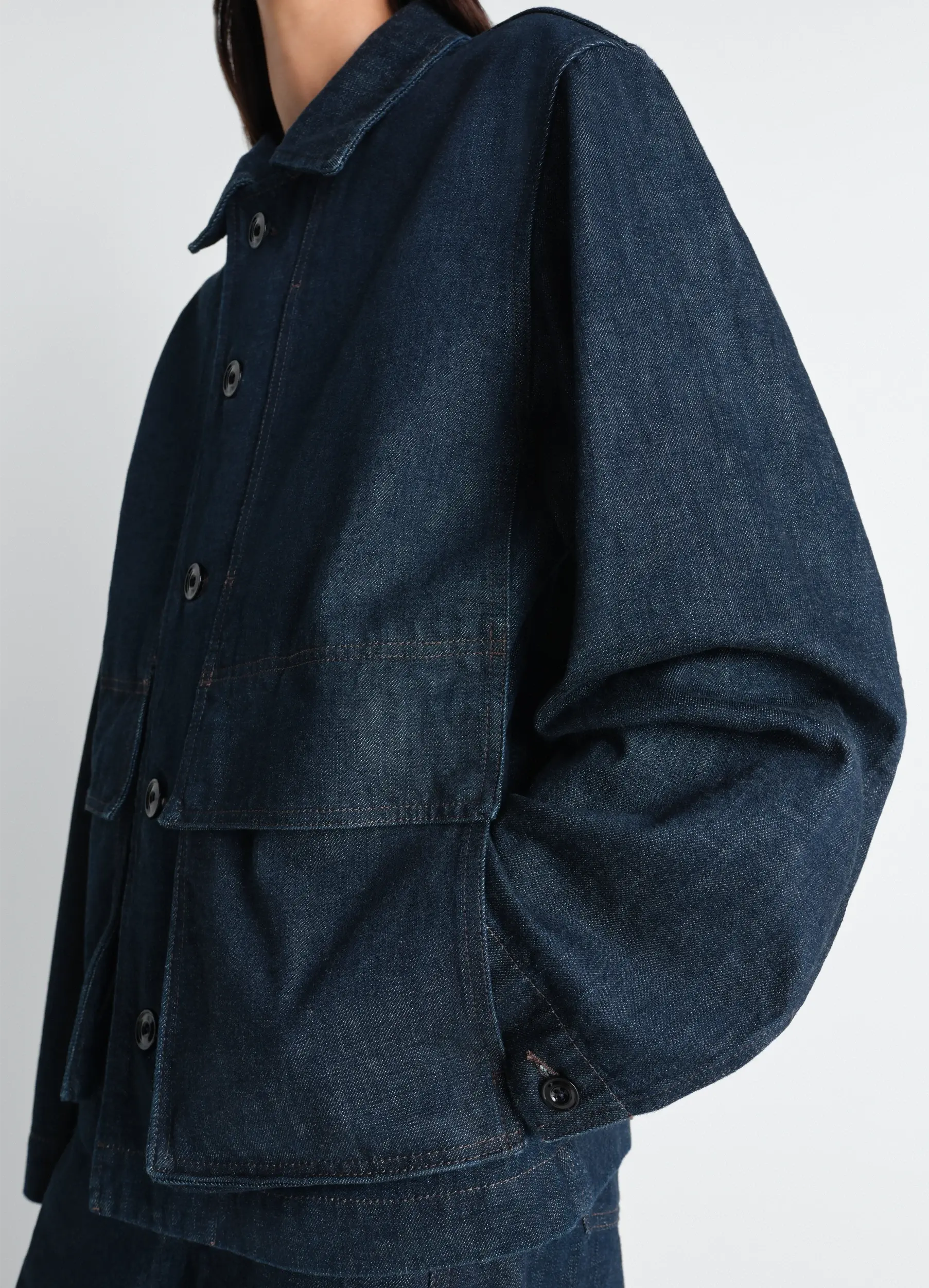 BOXY JACKET IN DENIM - Image 4
