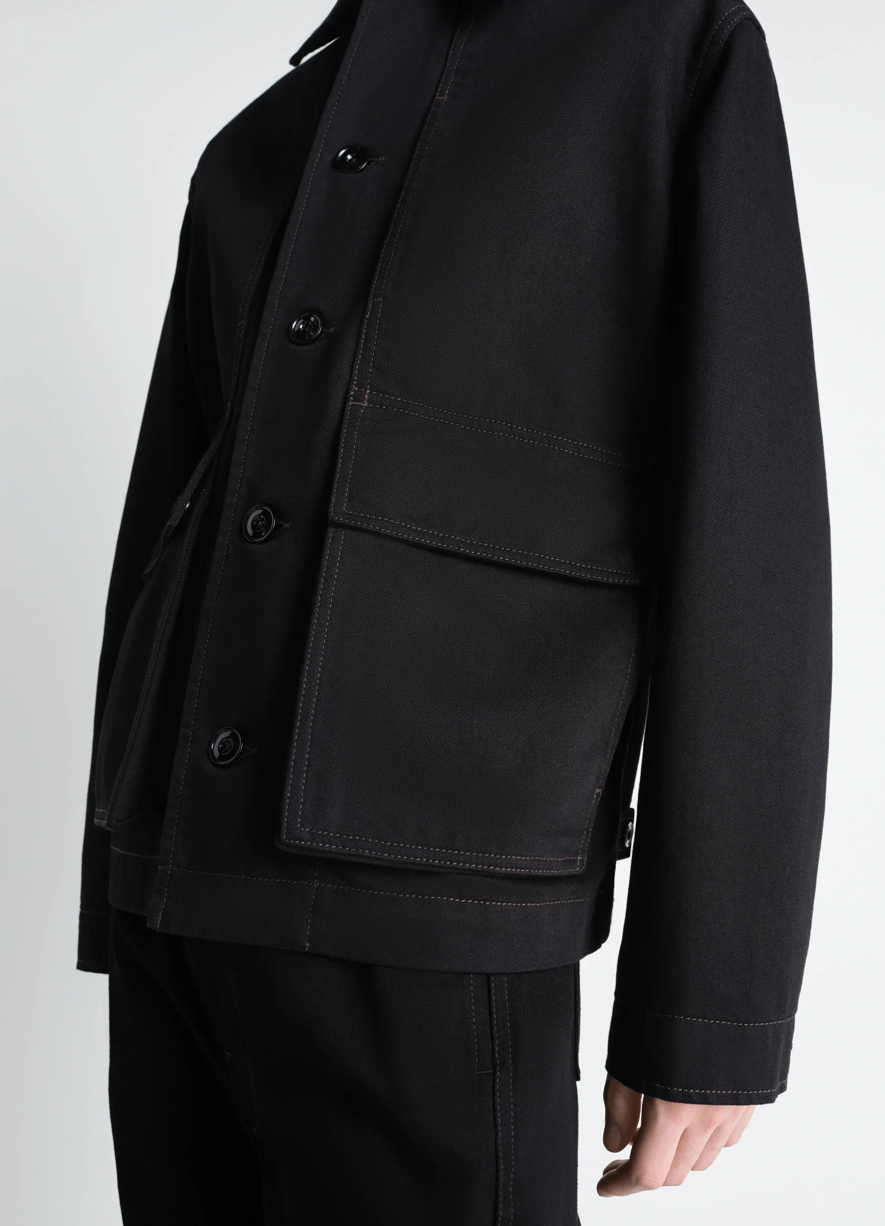 BOXY JACKET IN DENIM - Image 4
