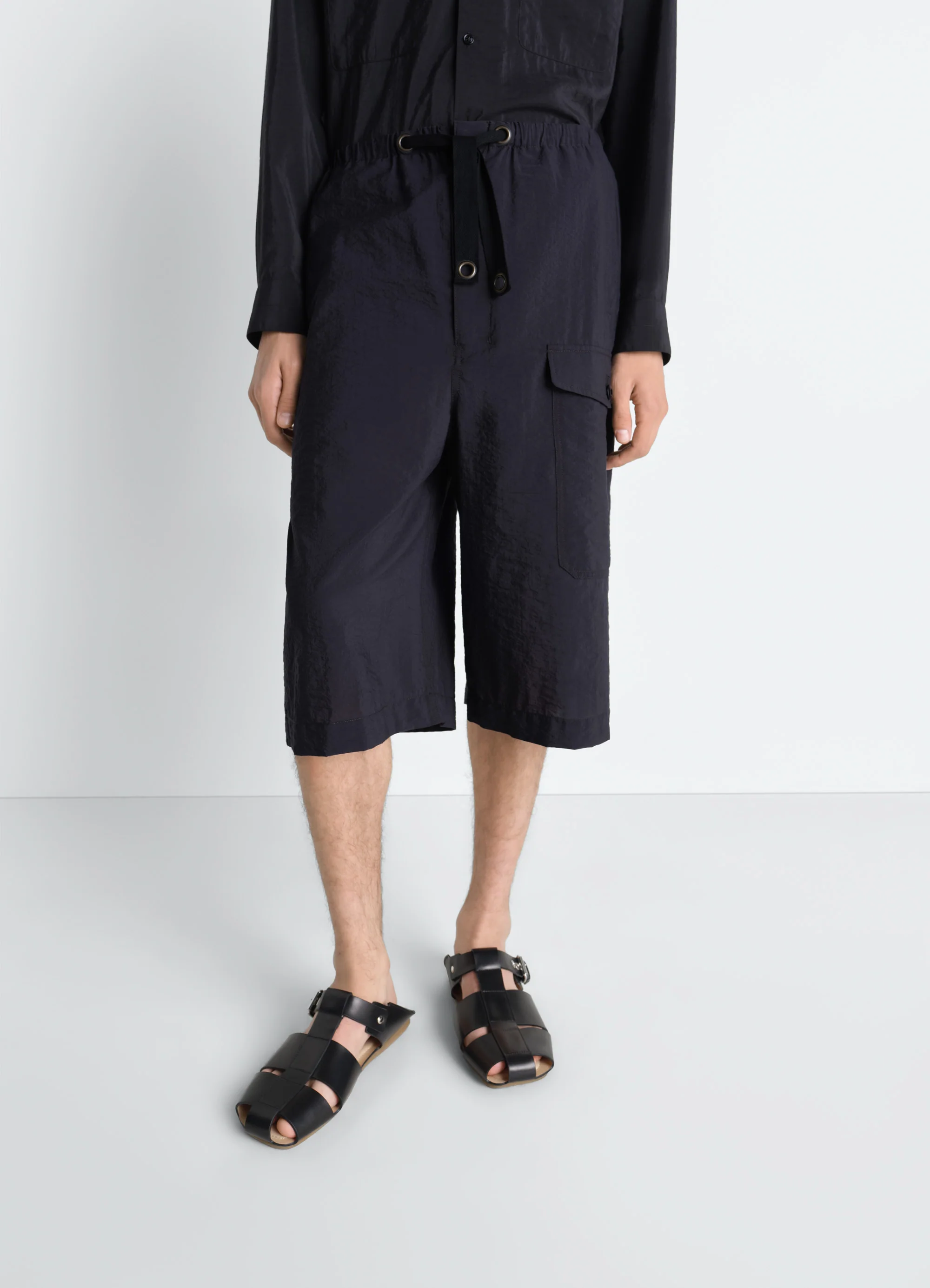 CARGO EASY SHORTS IN WASHED TECHNICAL COTTON - Image 2