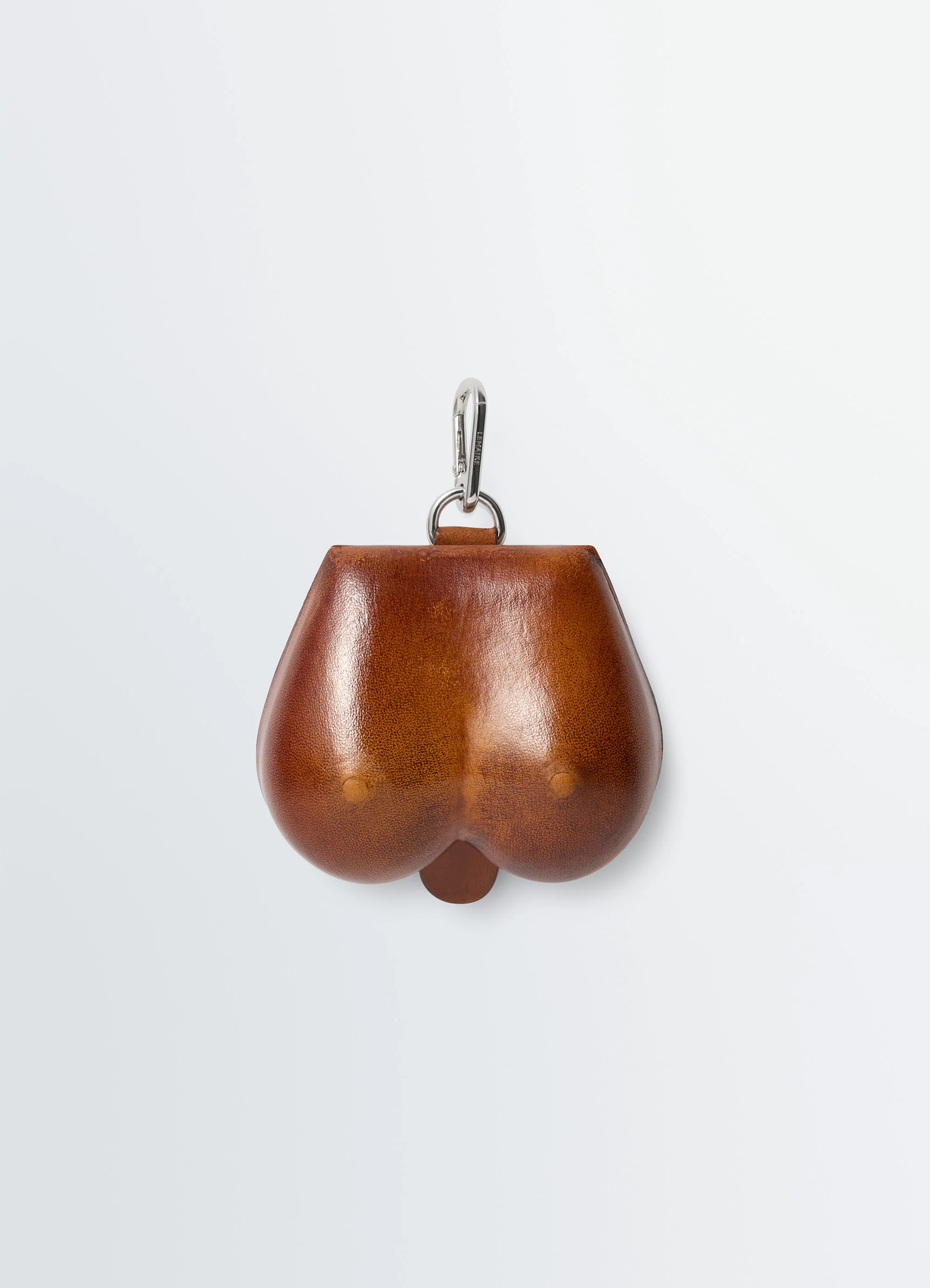 CARLOS BREAST KEY RING IN LEATHER