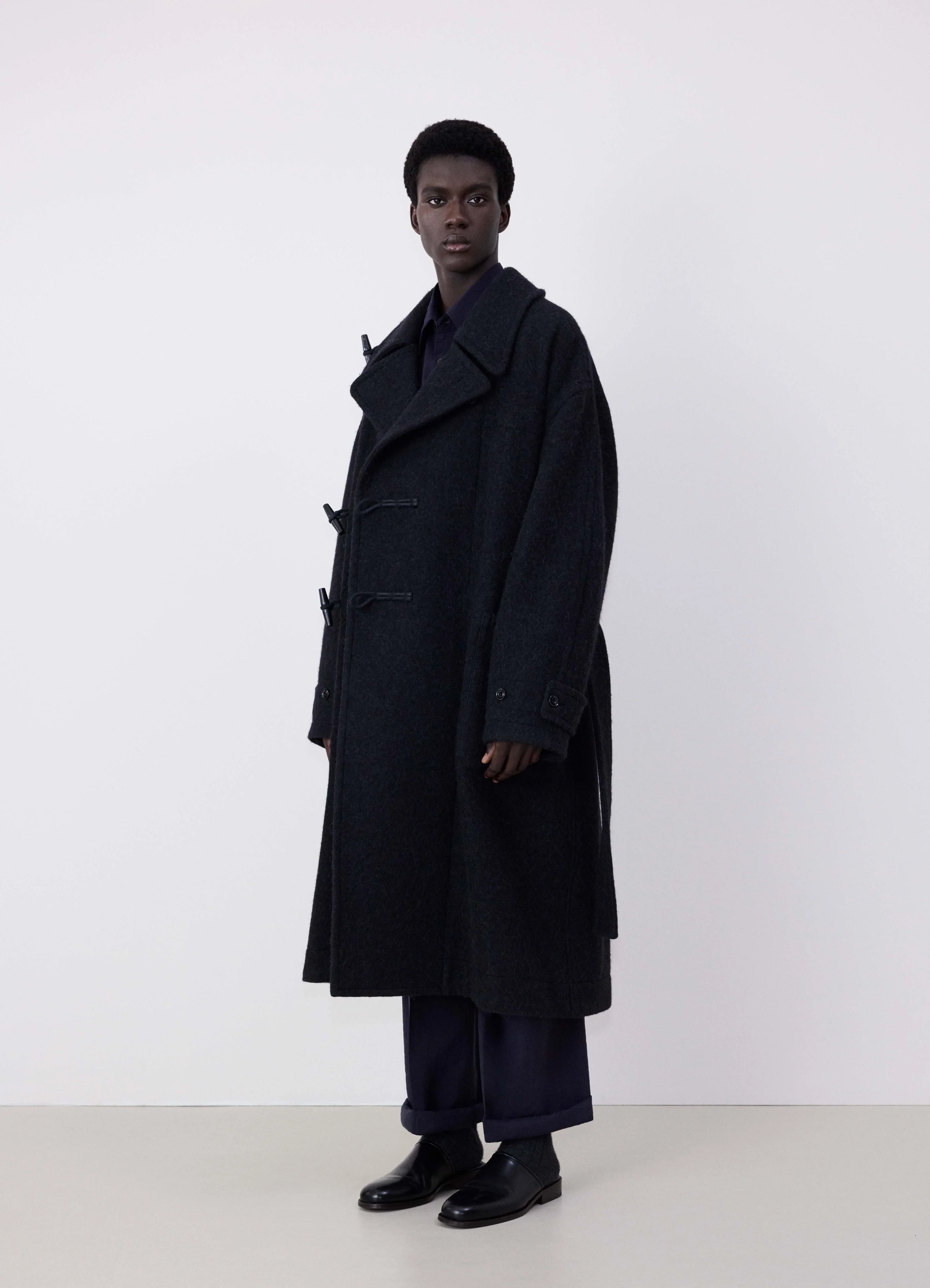 DUFFLE COAT IN WOOL ALPACA - Image 3
