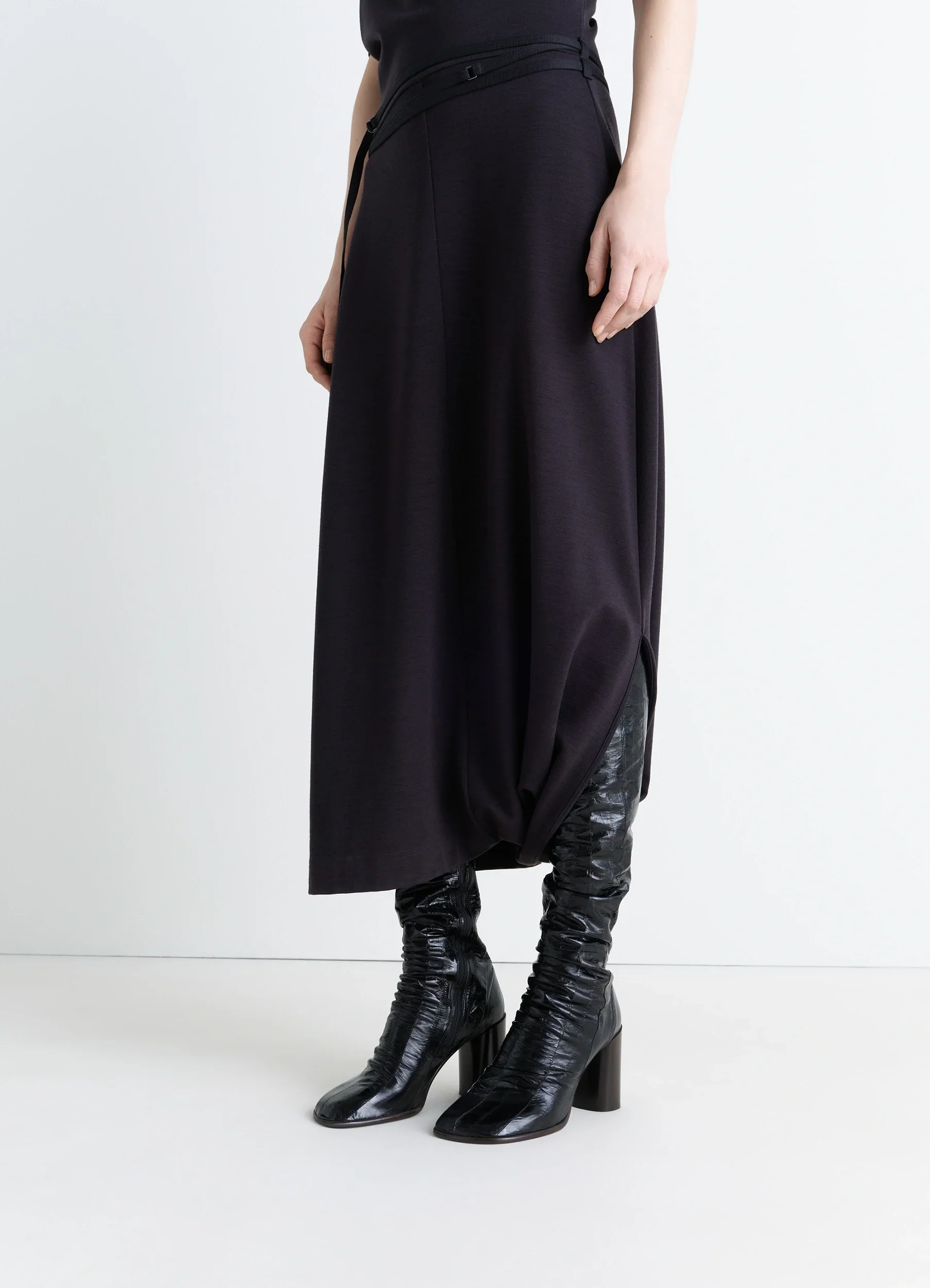 GLOVE HIGH BOOTS 80 IN EEL LEATHER - Image 2