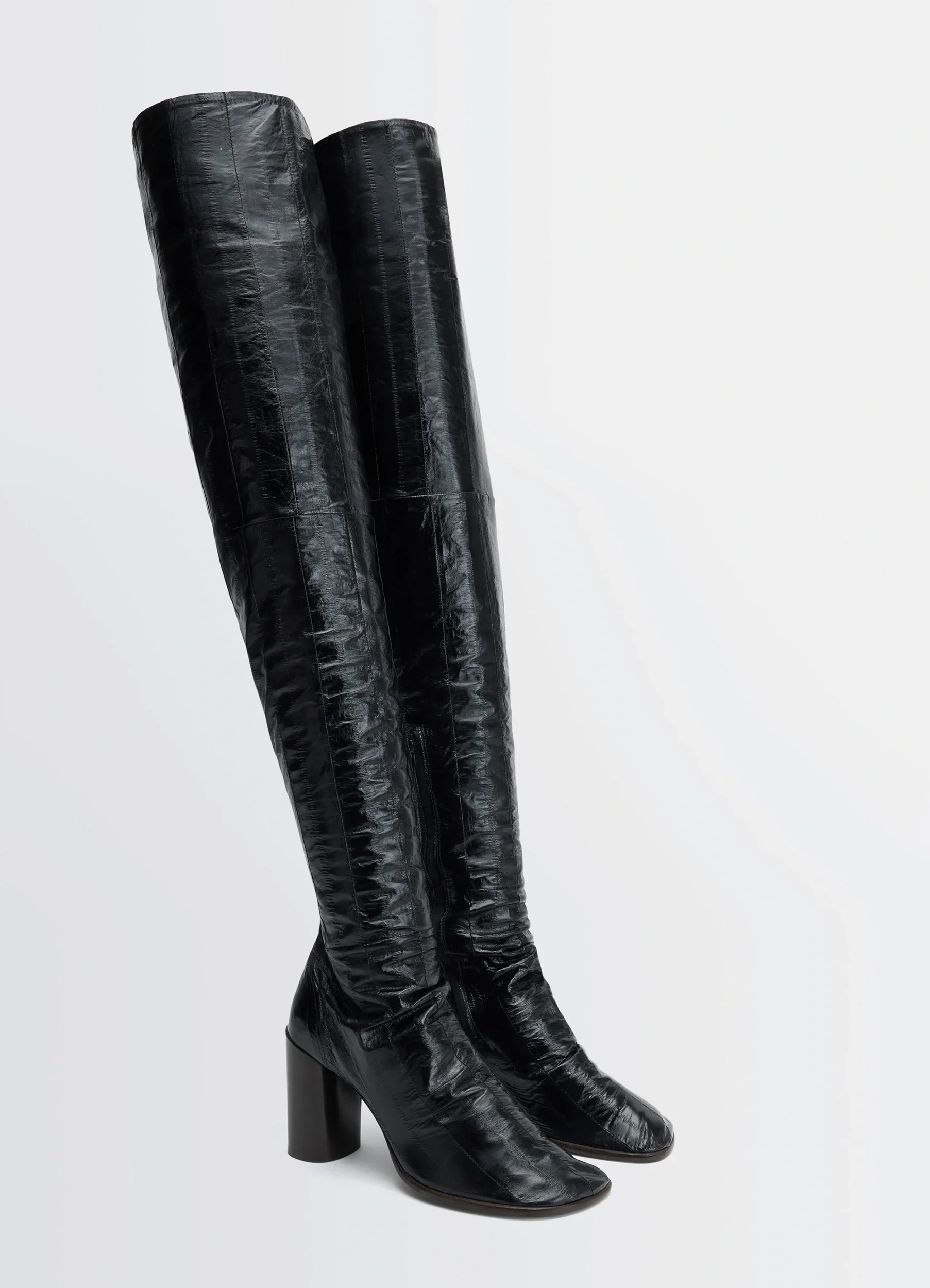 GLOVE HIGH BOOTS 80 IN EEL LEATHER - Image 3