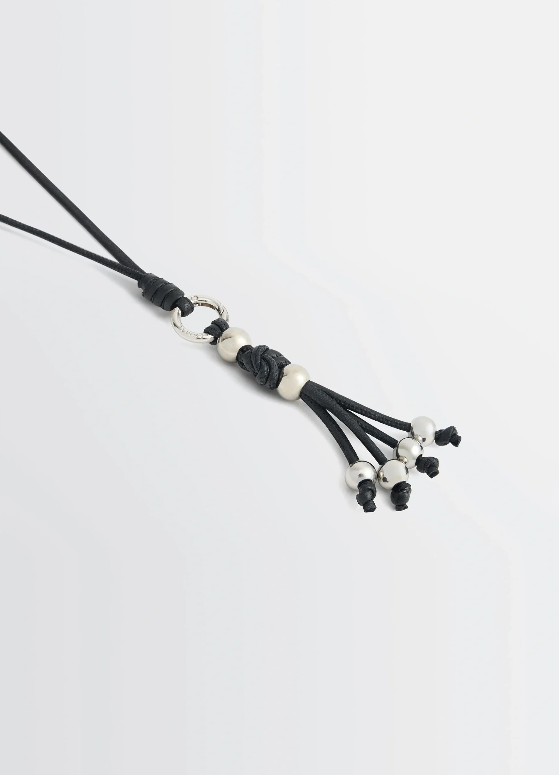 INFINITE LOVE KNOT BADGE HOLDER IN LEATHER - Image 3