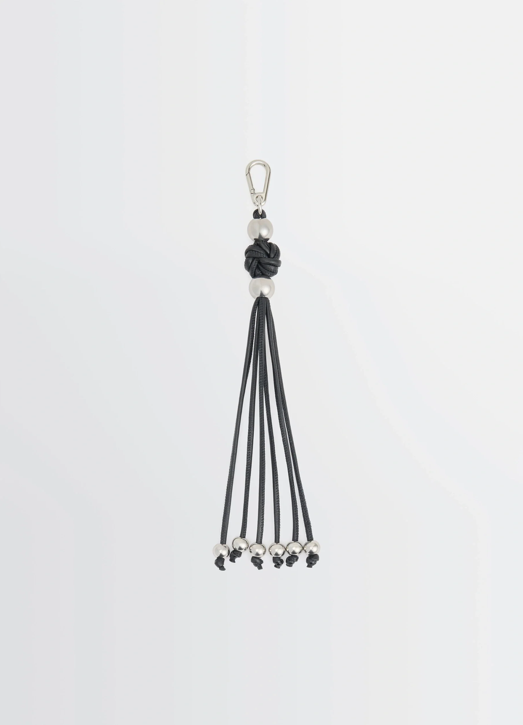 INFINITE LOVE KNOT KEY RING IN LEATHER