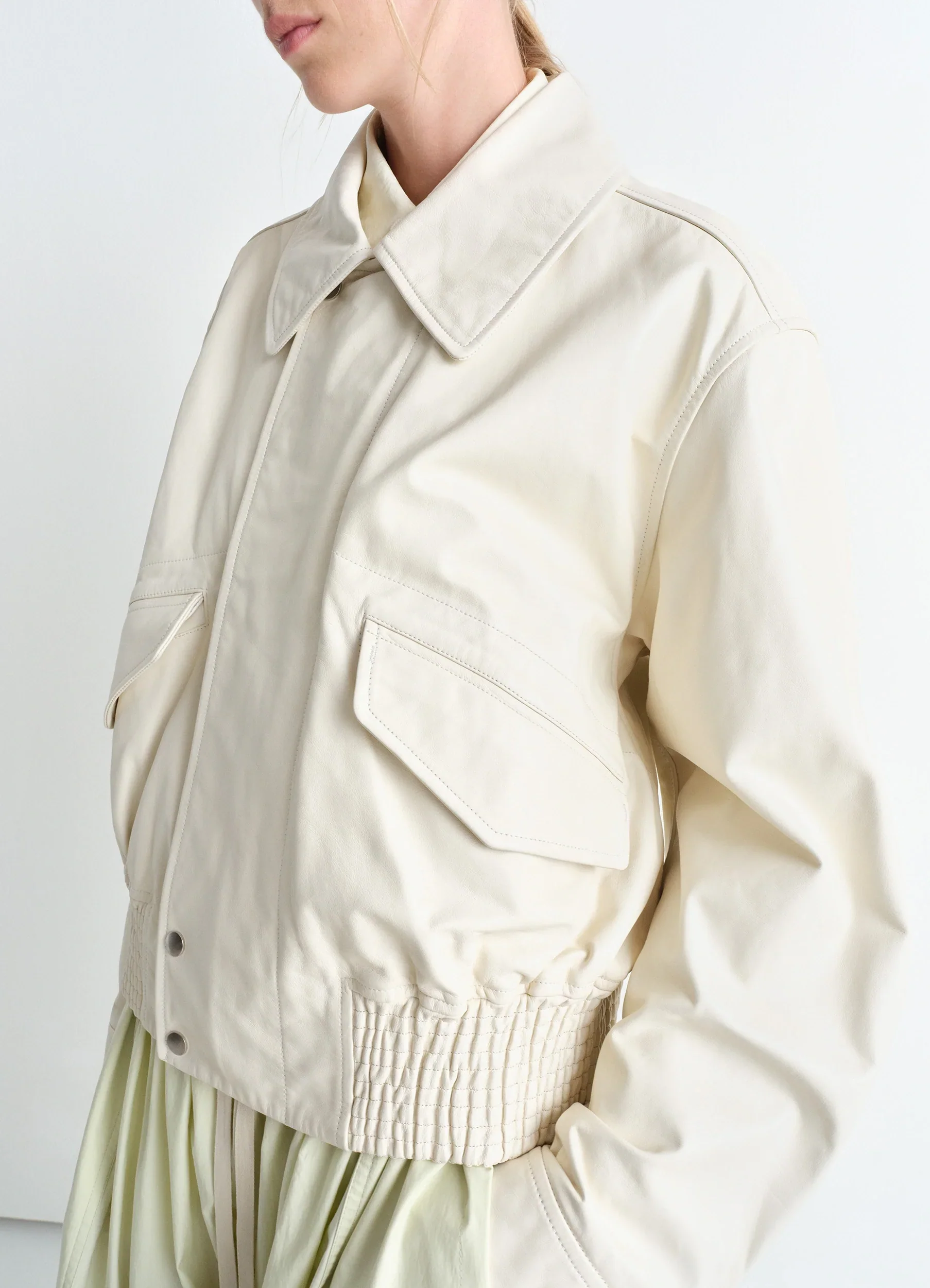 LEATHER BLOUSON - Image 3