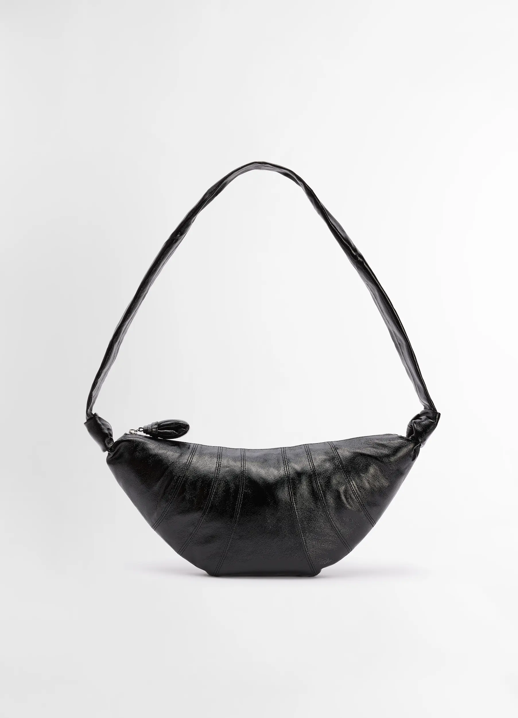 MEDIUM CROISSANT BAG IN COATED COTTON