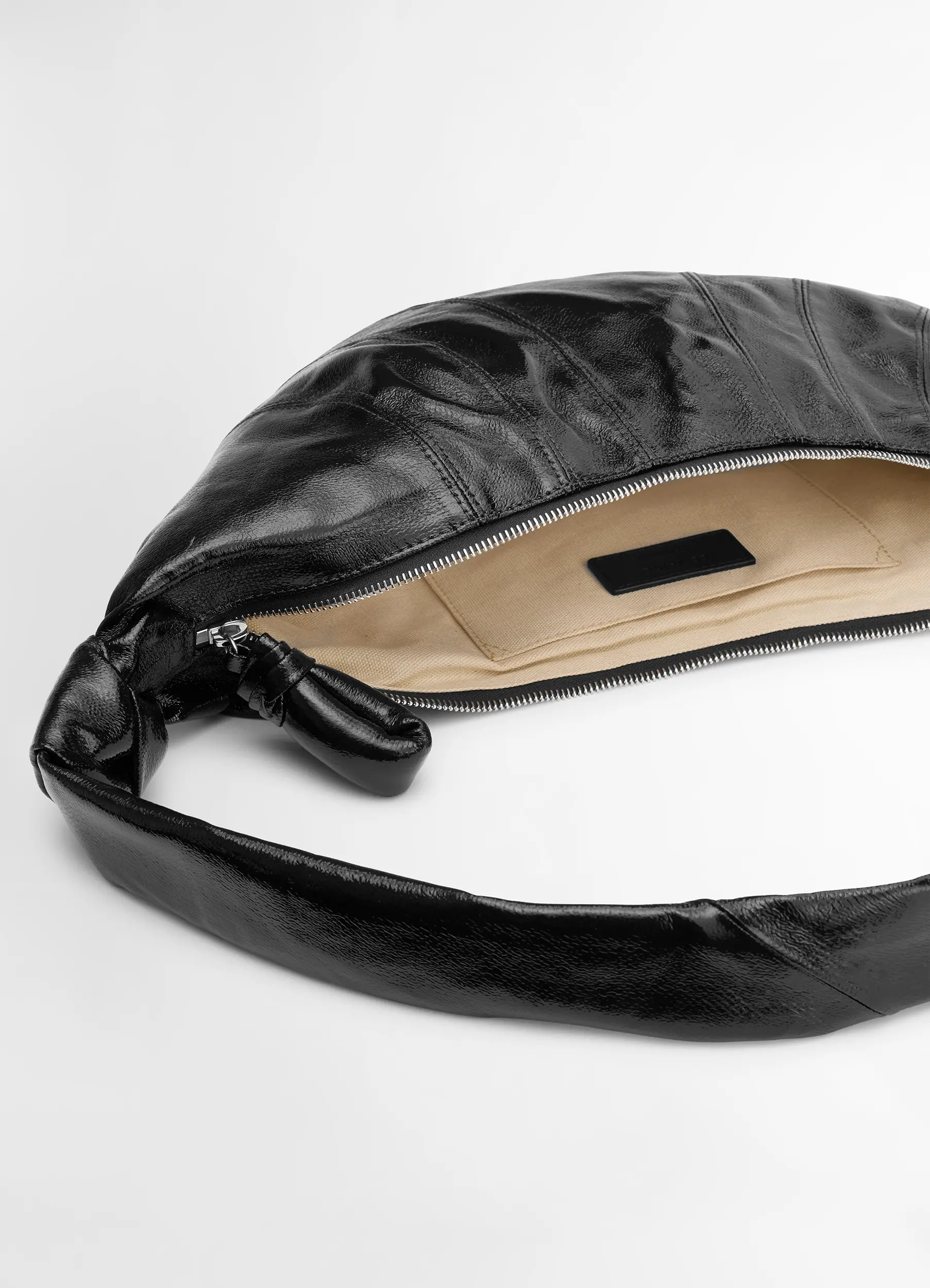 MEDIUM CROISSANT BAG IN COATED COTTON - Image 5