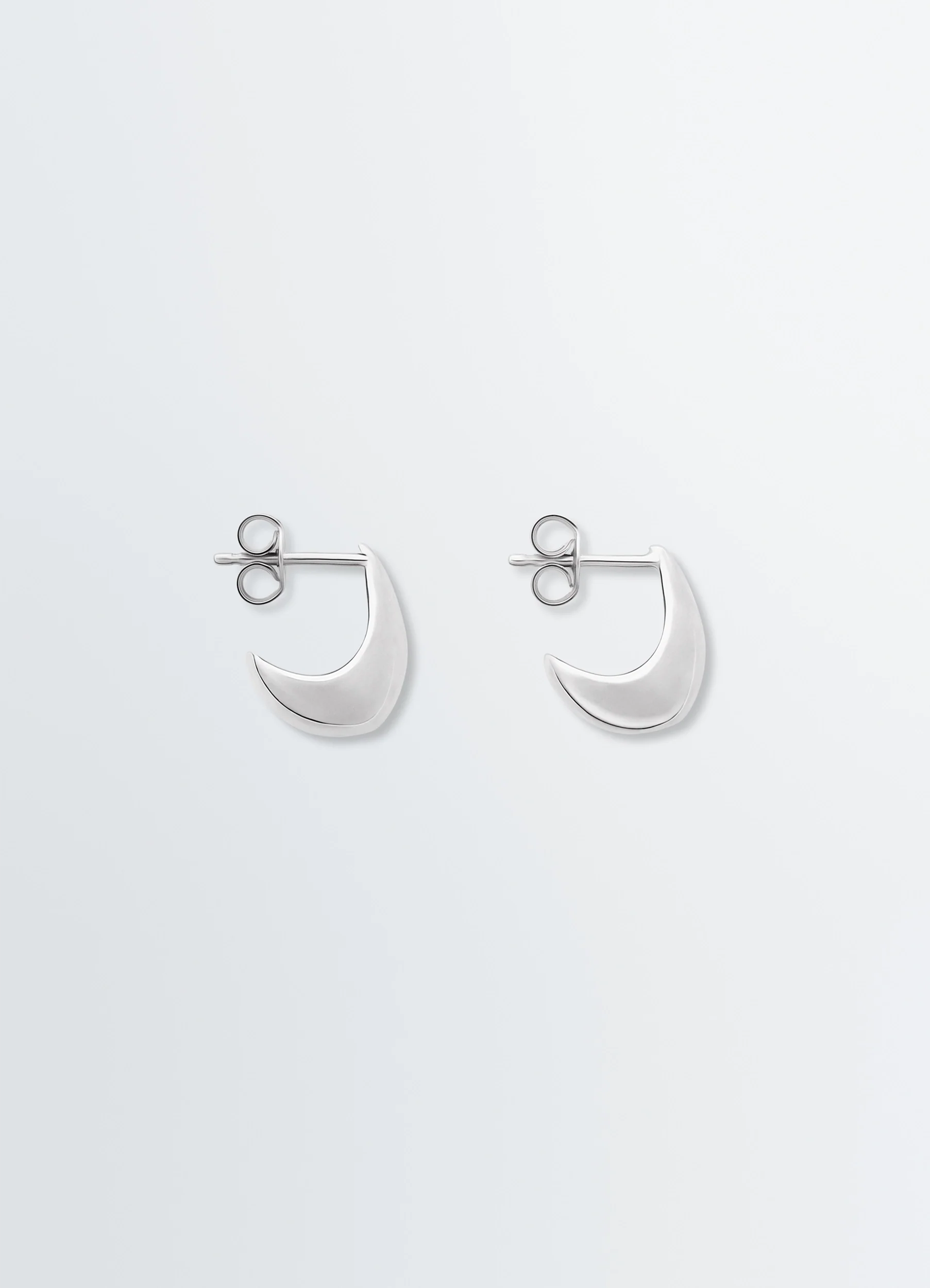 MICRO DROP EARRINGS IN SLIVER