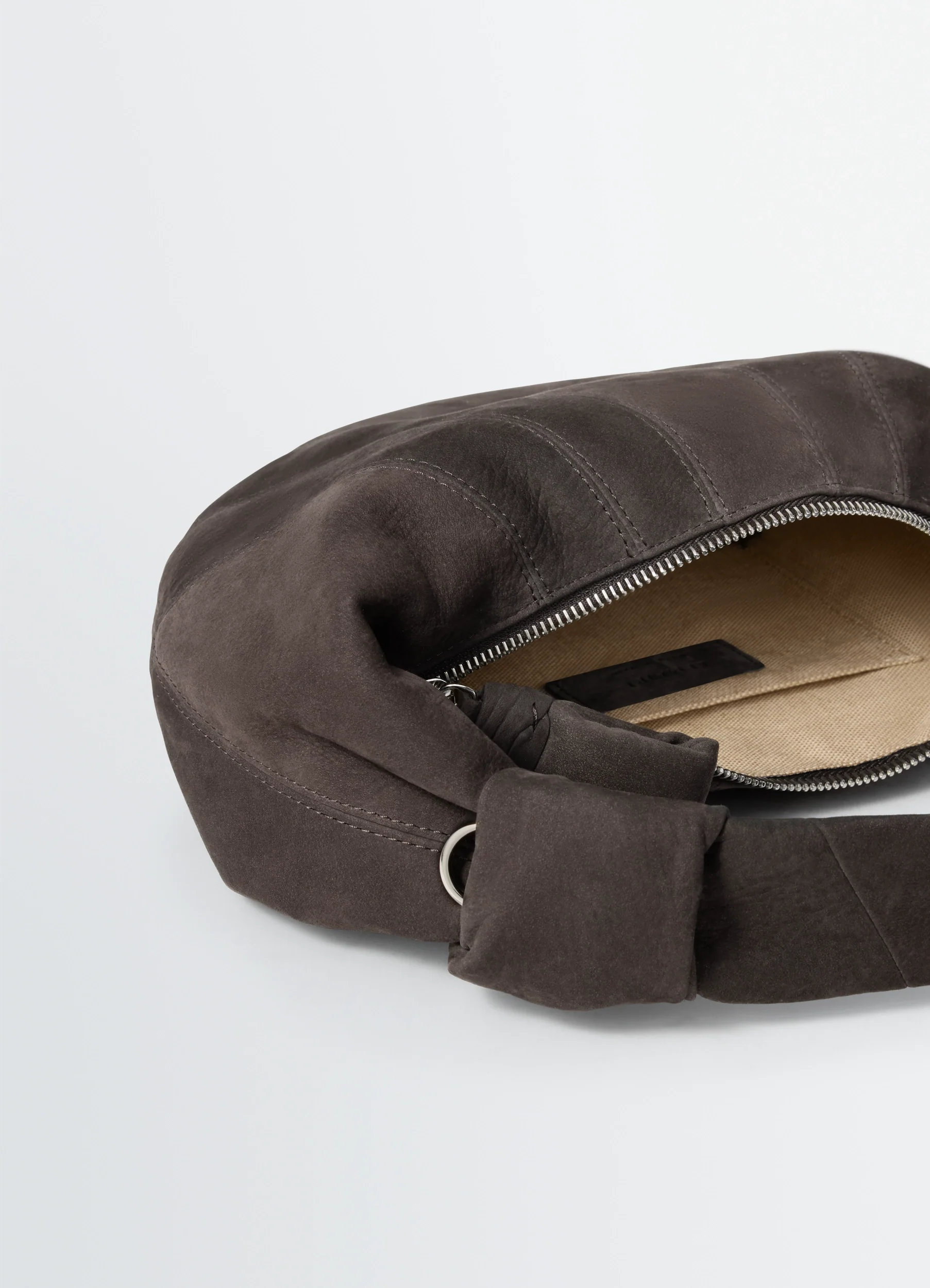 MINI FORTUNE CROISSANT BAG IN NUBUCK LEATHER - Image 4