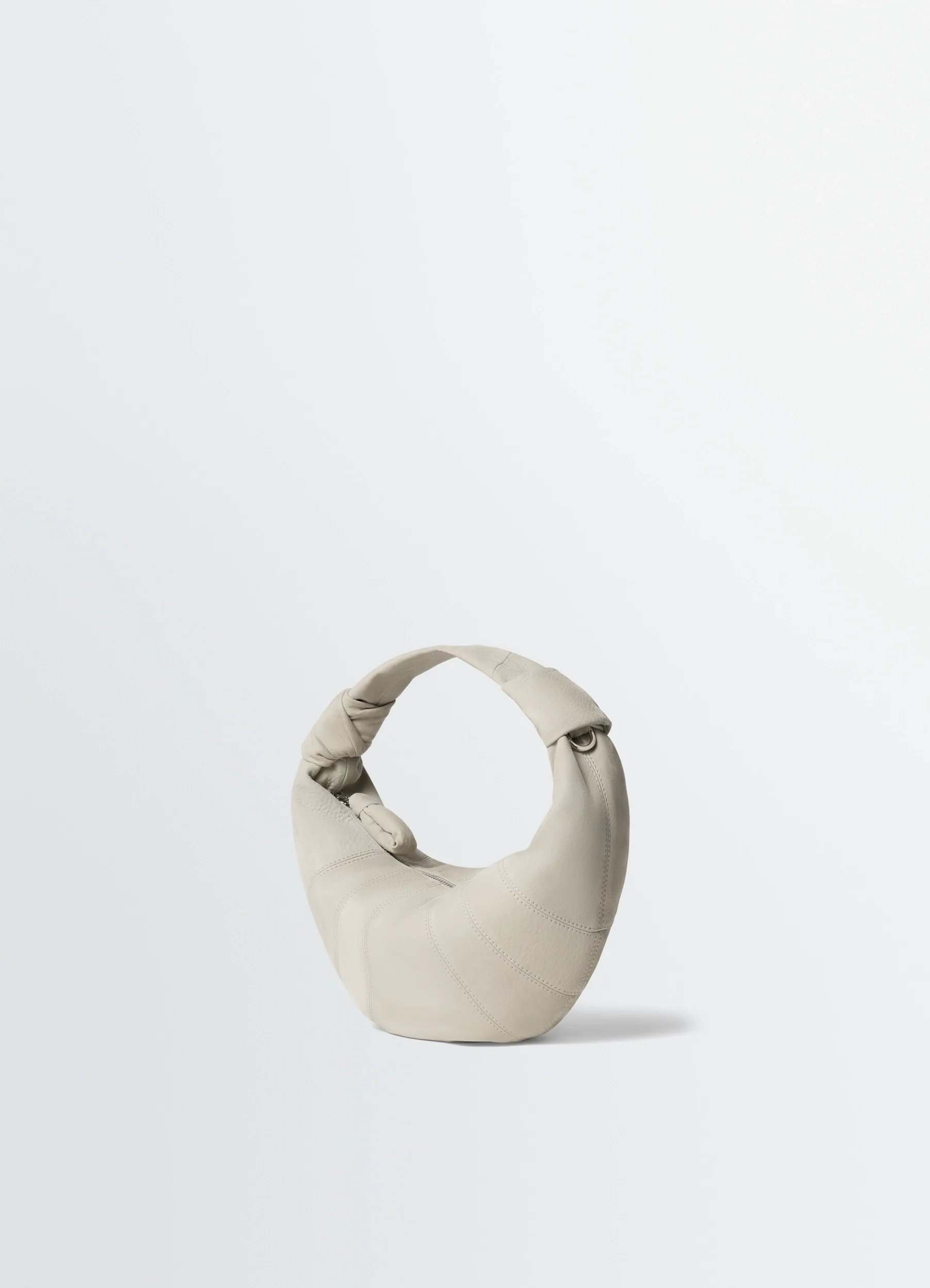 MINI FORTUNE CROISSANT BAG IN NUBUCK LEATHER - Image 3