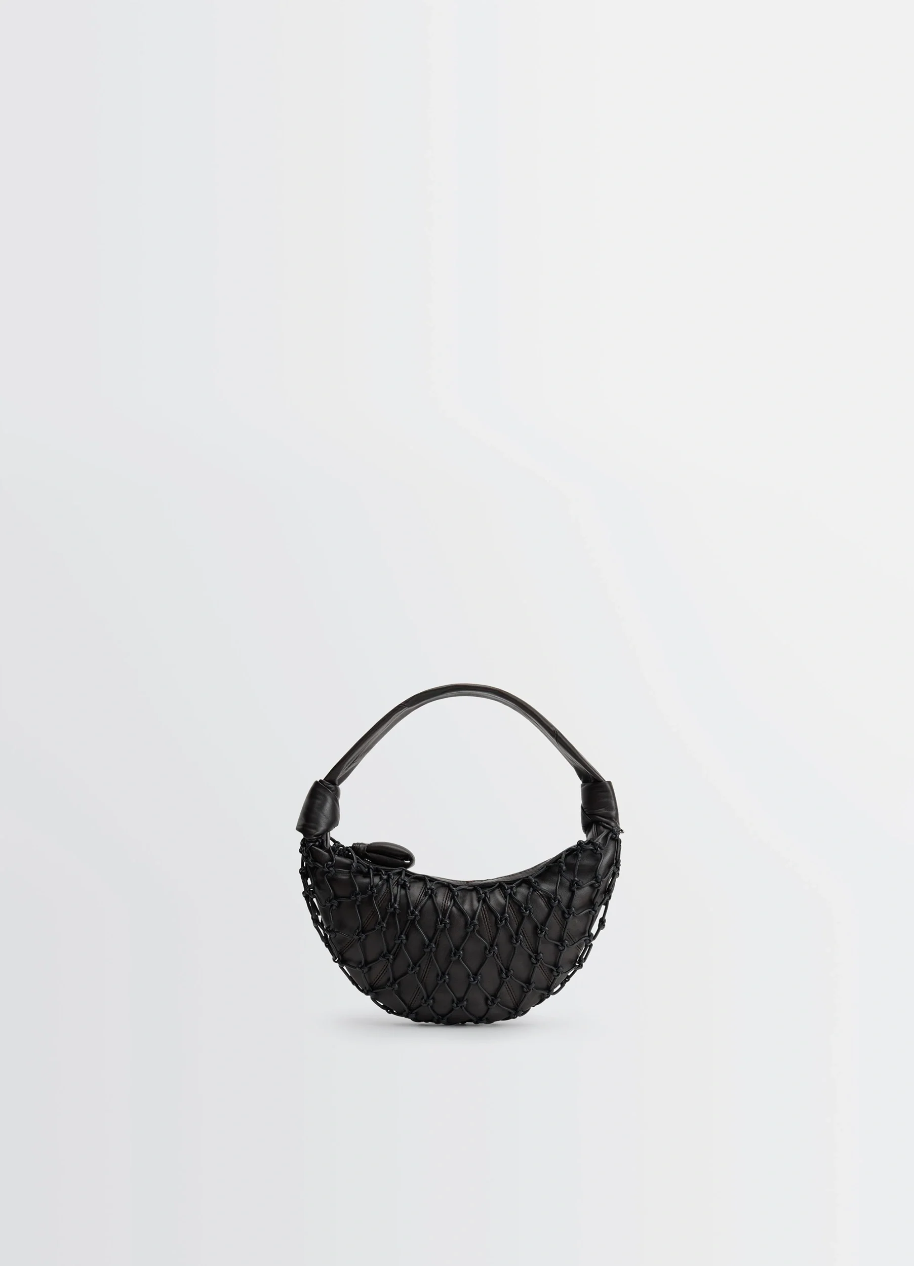 MINI FORTUNE CROISSANT INFINITE LOVE KNOT IN LEATHER