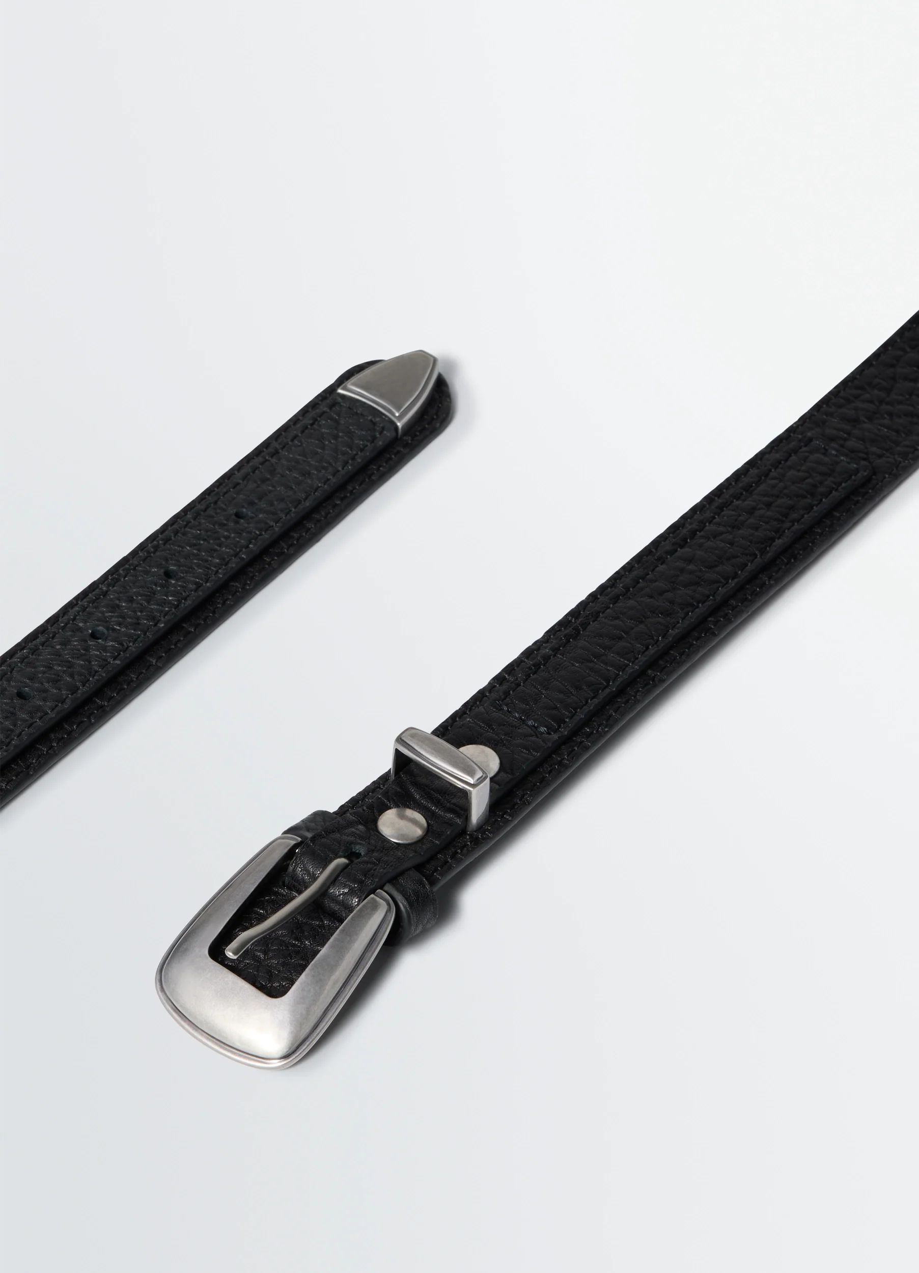MINIMAL WESTERN BELT IN LEATHER - Image 3