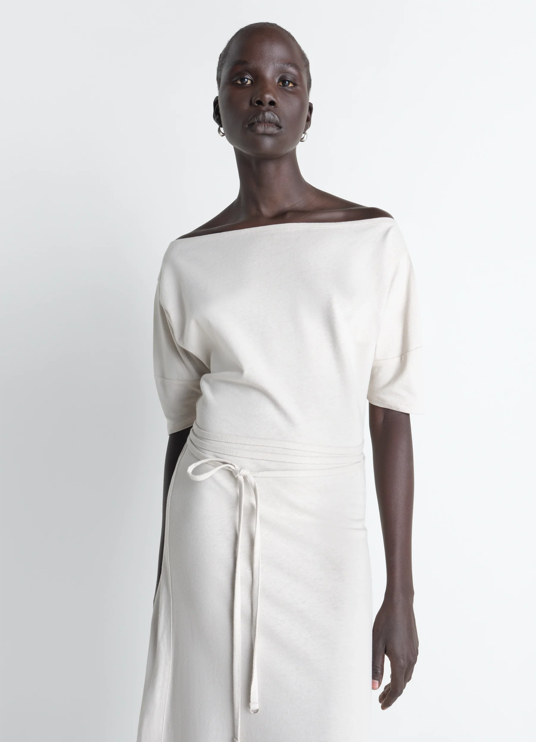 OFF SHOULDER DRESS IN JERSEY - Image 2
