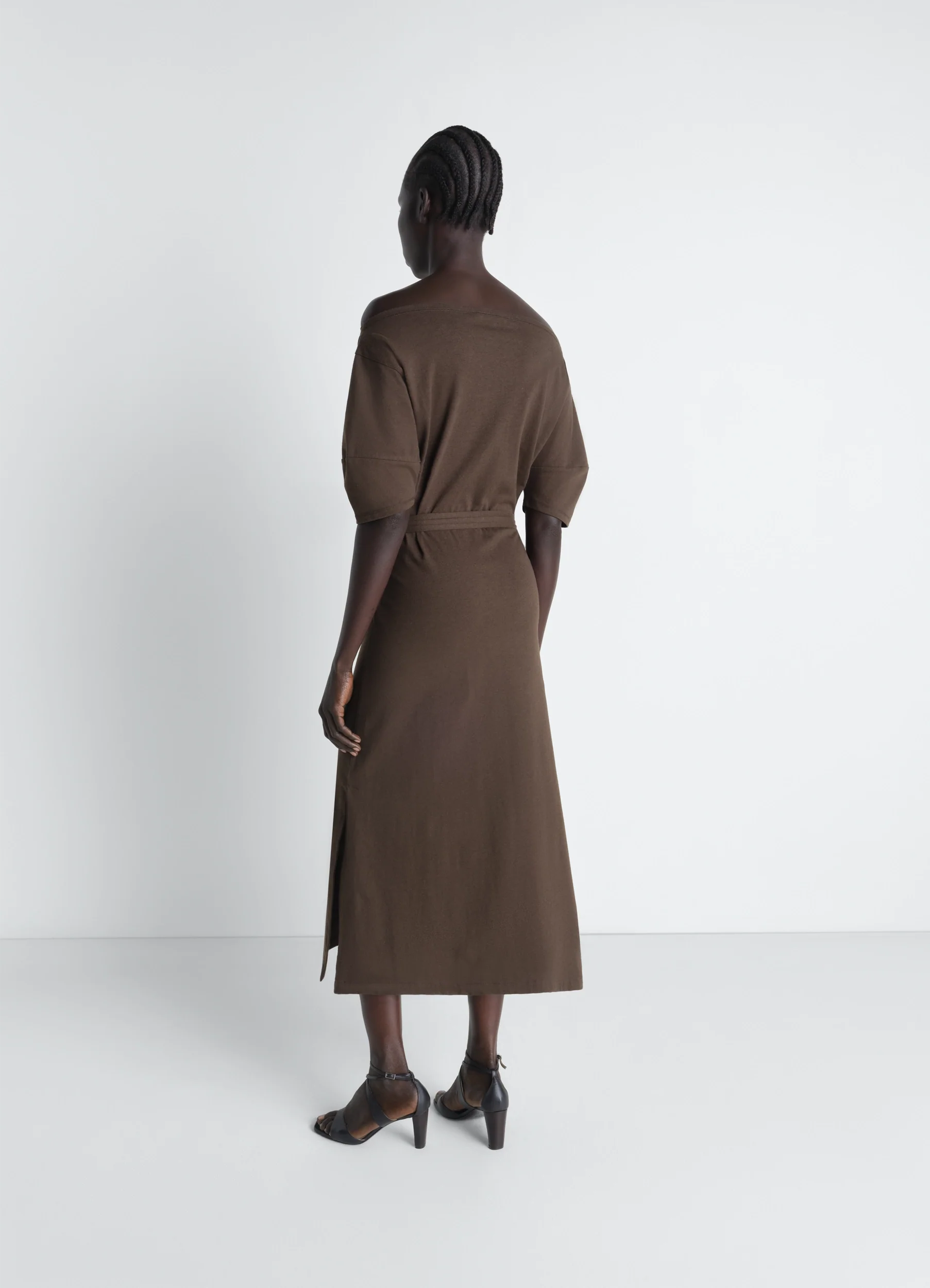 OFF SHOULDER DRESS IN JERSEY - Image 8