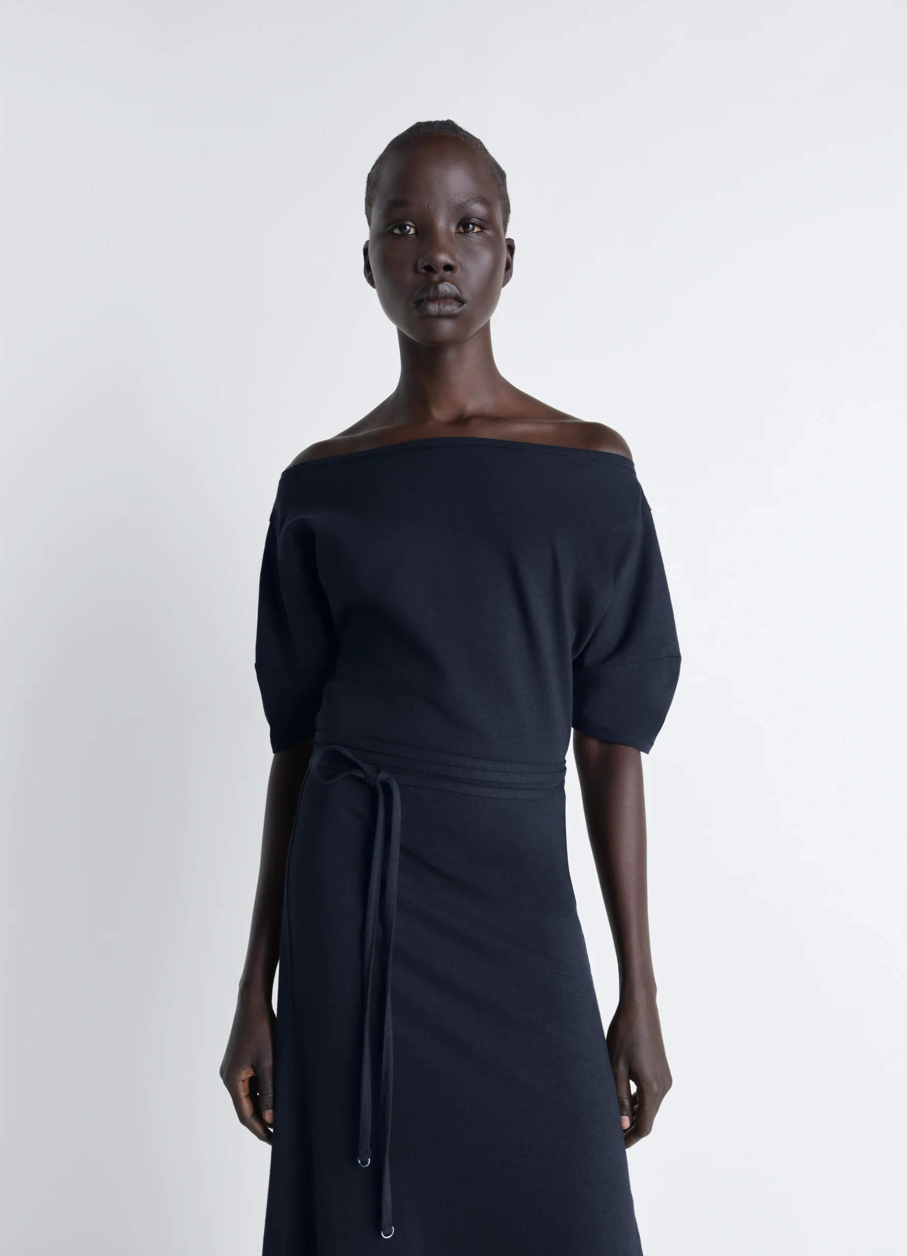 OFF SHOULDER DRESS IN JERSEY - Image 2