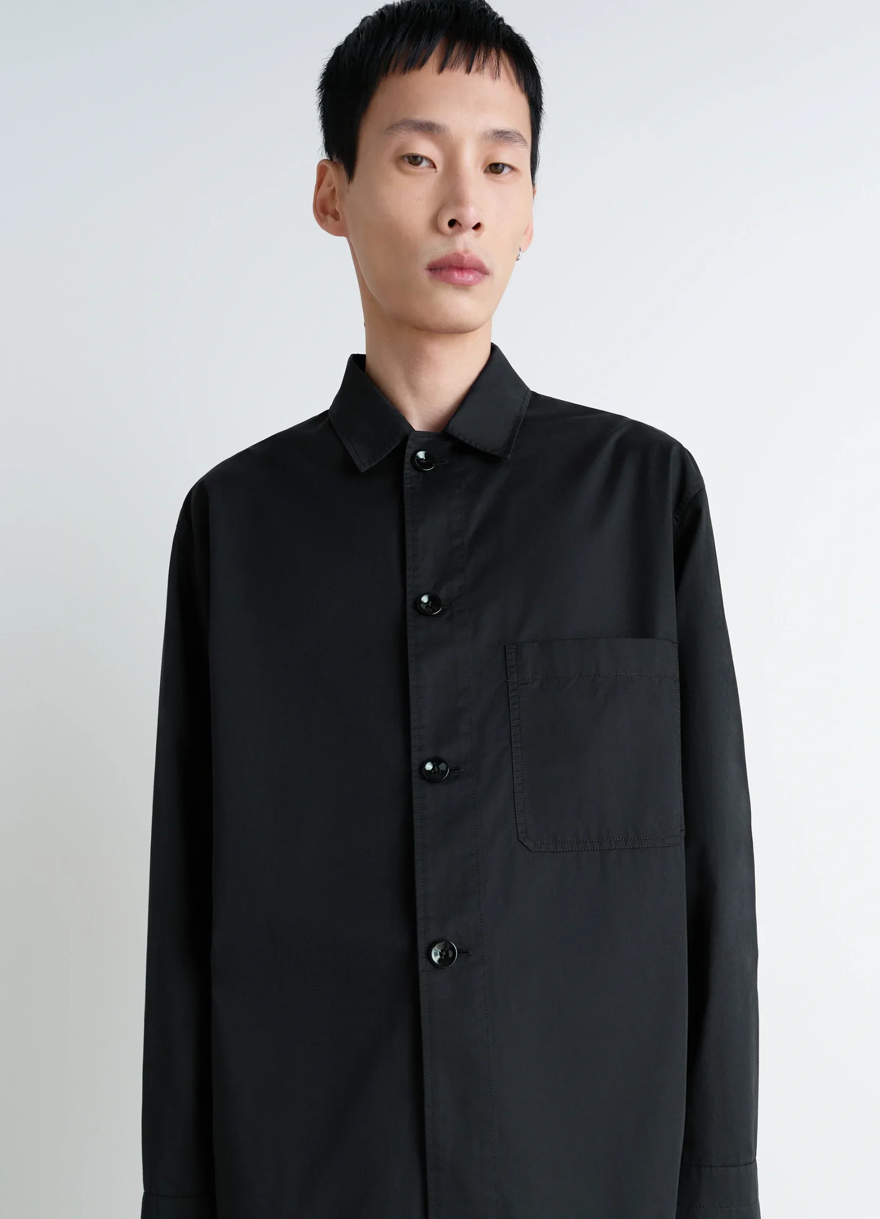 PYJAMA SHIRT IN COTTON SATIN - Image 6