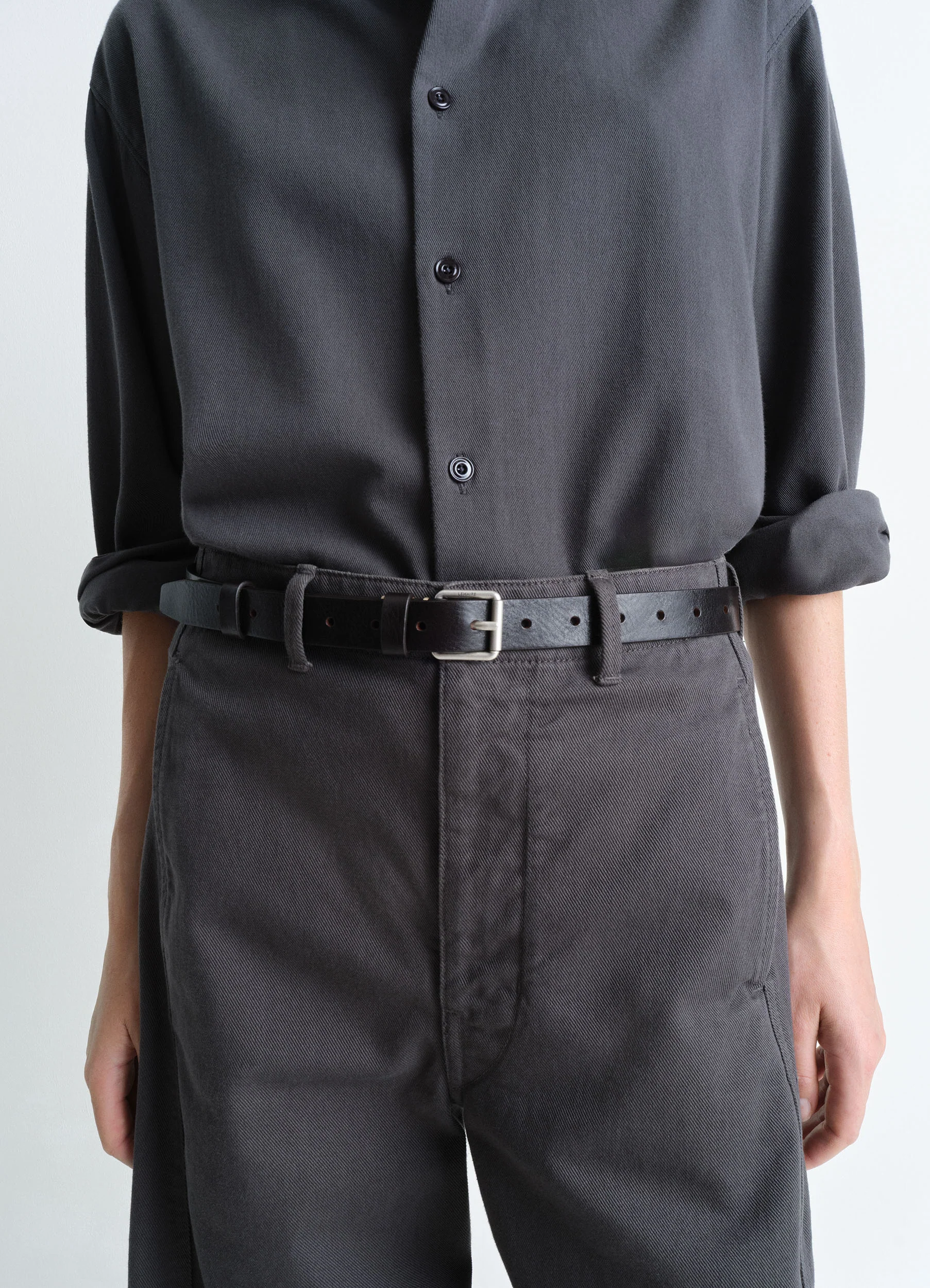 REVERSED BELT 25MM IN LEATHEr - Image 3
