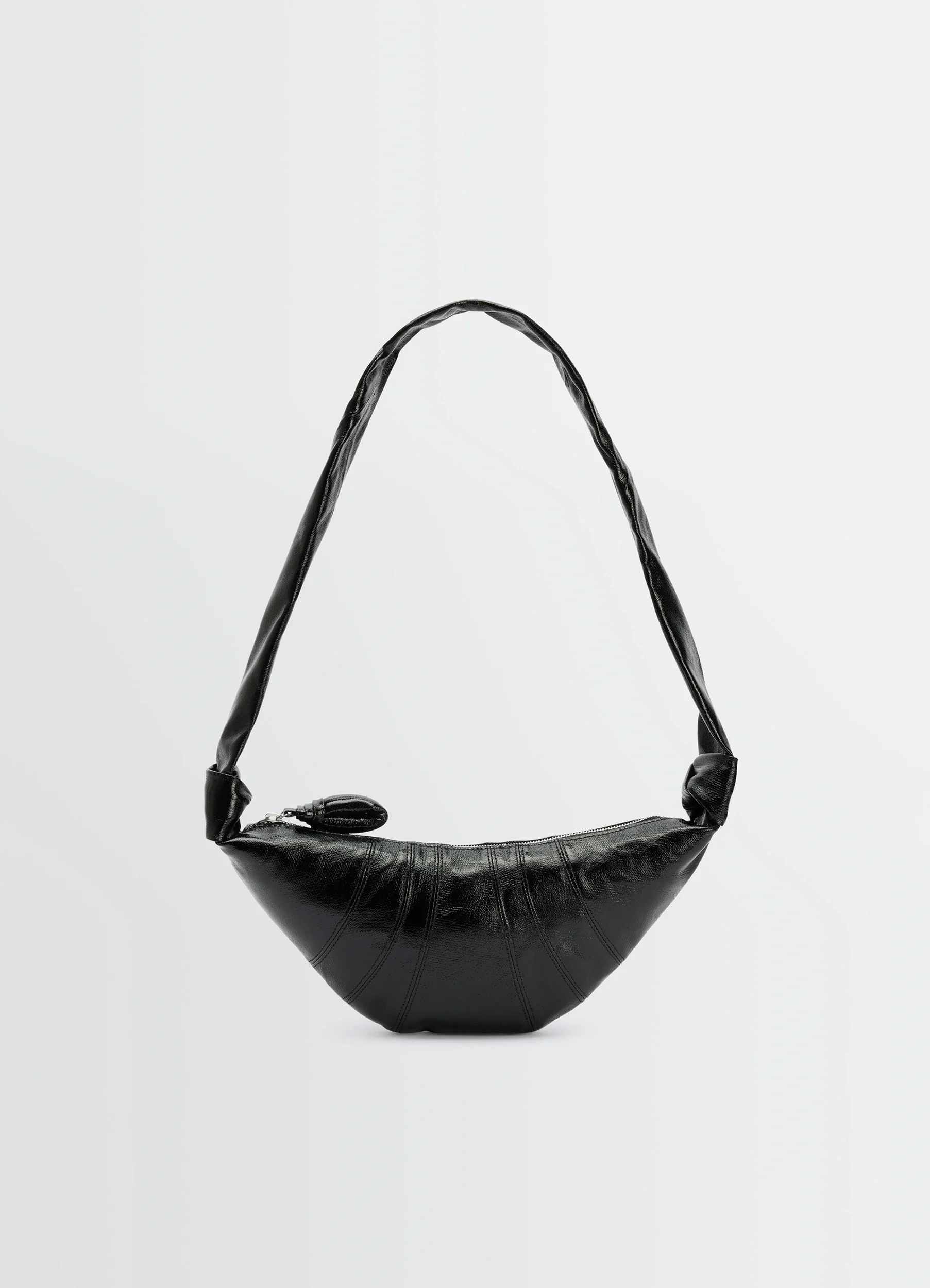 SMALL CROISSANT BAG IN COATED COTTON