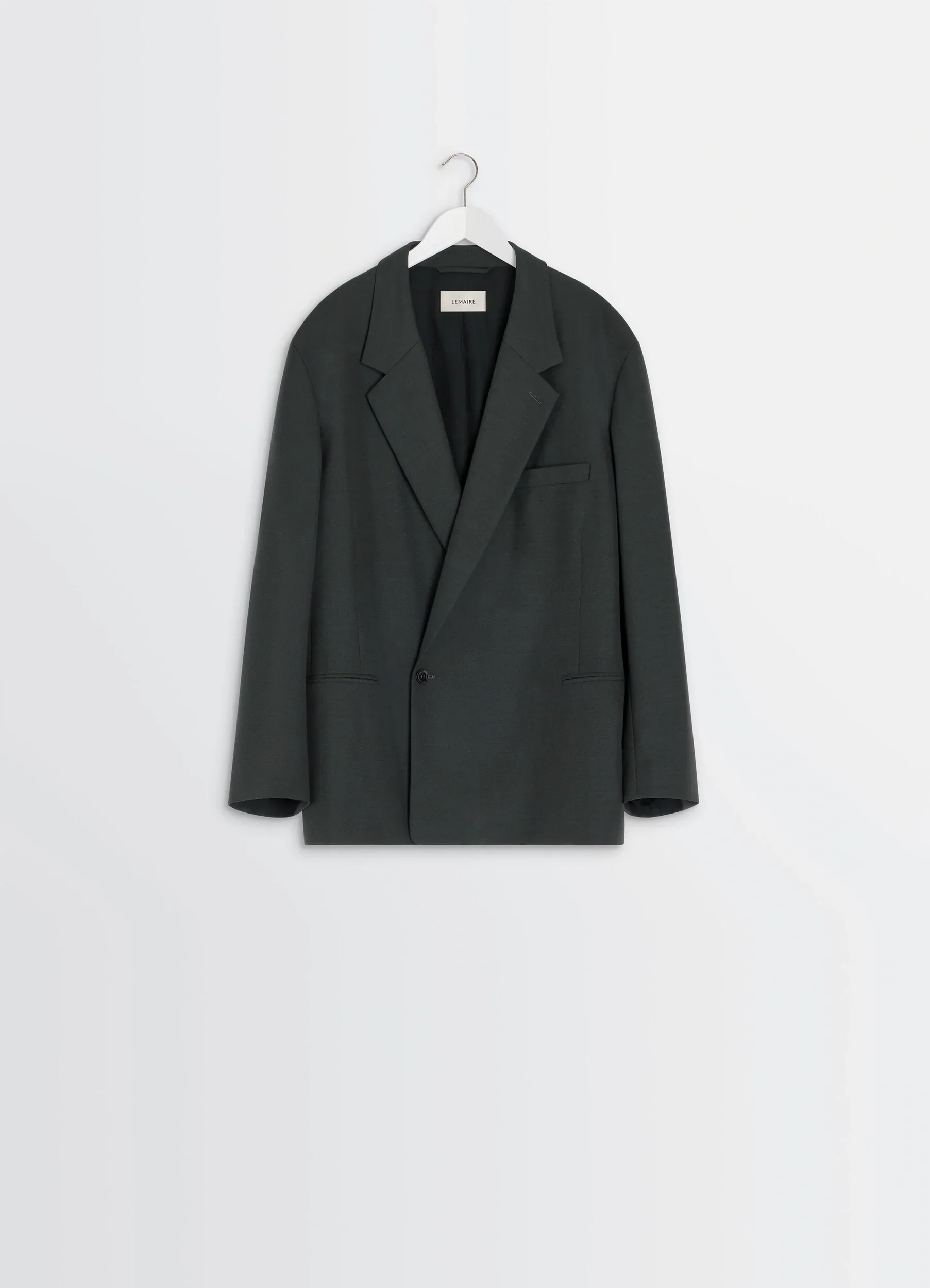 SOFT DOUBLE BREASTED JACKET IN POLYWOOL - Image 5