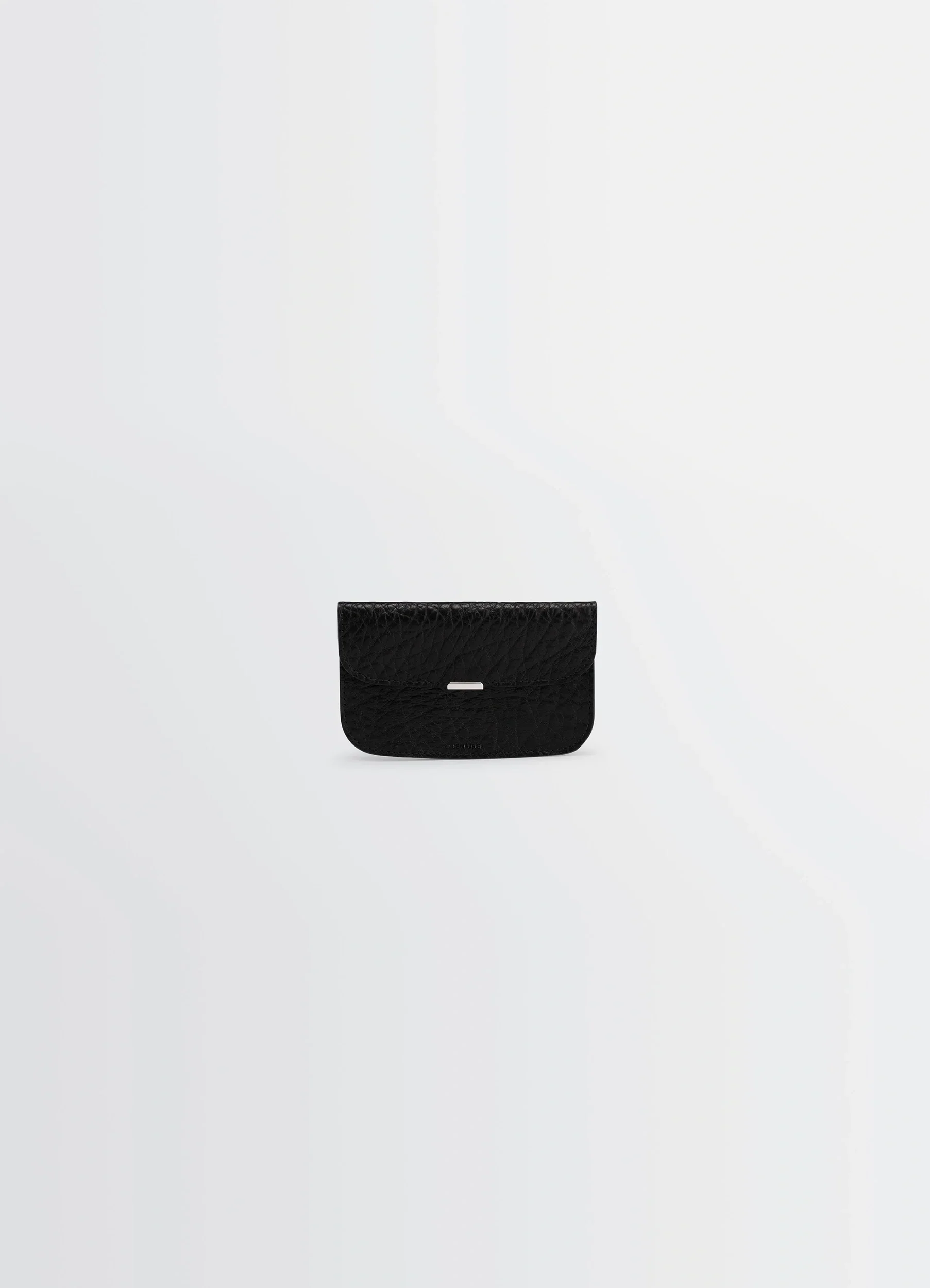 SOFT TAB CARD HOLDER COIN PURSE IN LEATHER
