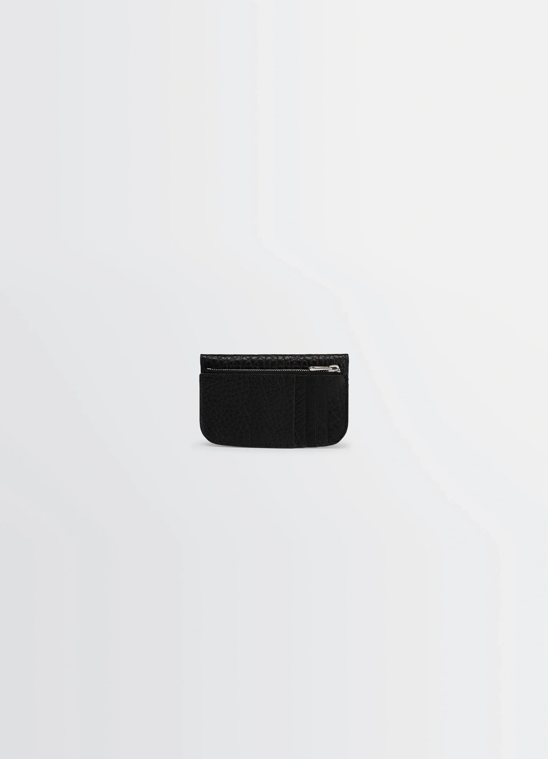 SOFT TAB CARD HOLDER COIN PURSE IN LEATHER - Image 2