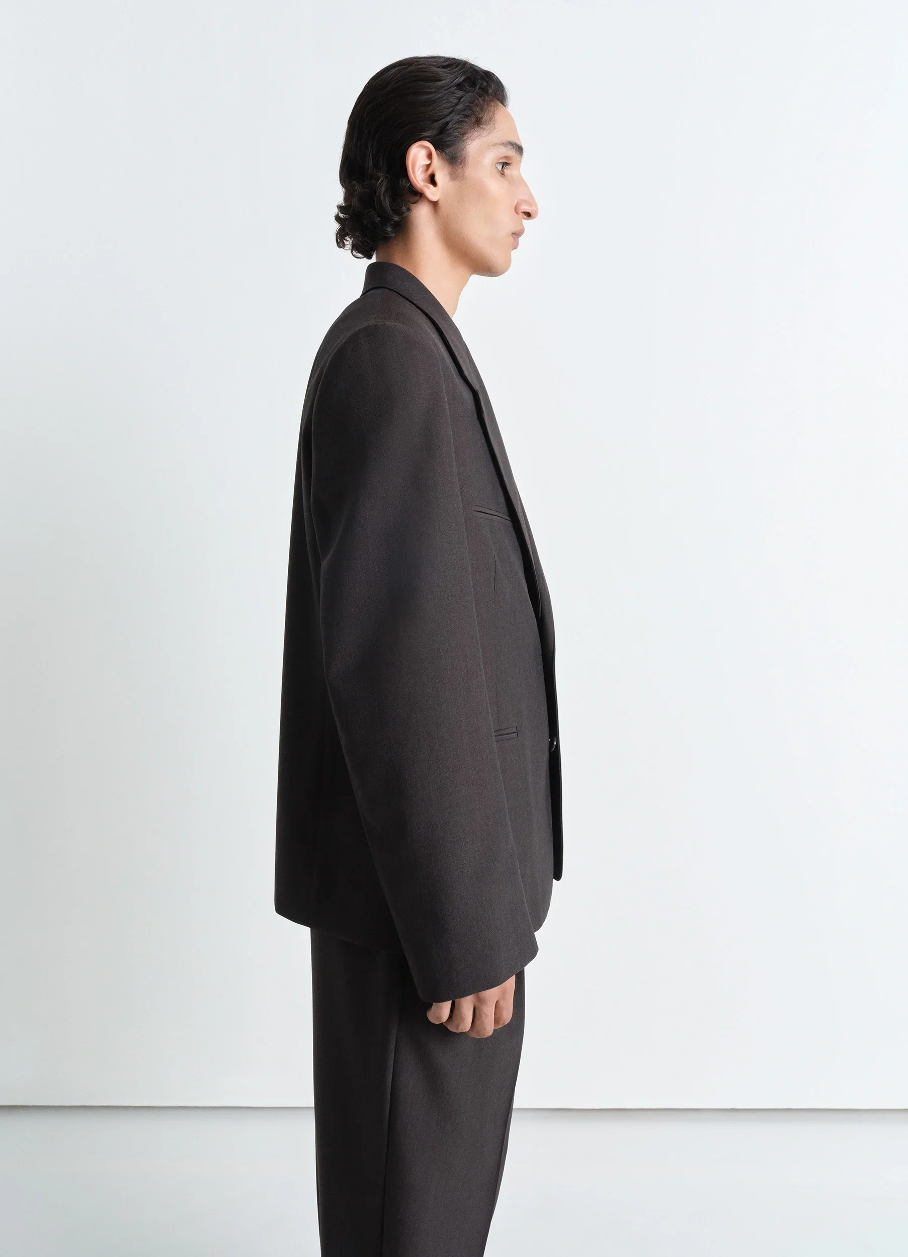 TAILORED SINGLE BREASTED JACKET IN POLYWOOL - Image 3